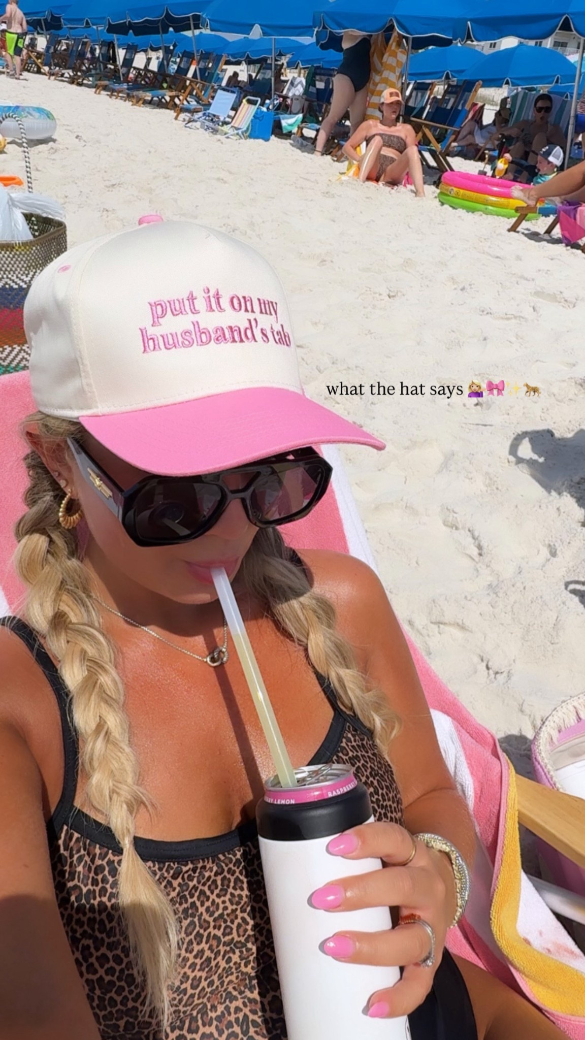 What the hat says 👏🏻✨🐚💳 

#LTKSummerEdit #LTKStyleTip #LTKSeasonal