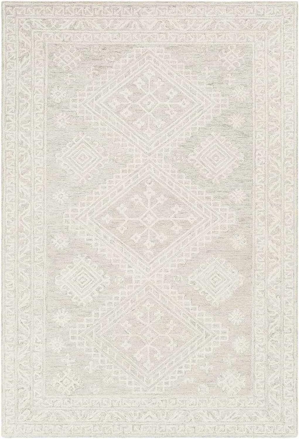 Amazon.com: Mark&Day Area Rugs, 6x9 Ubbena Bohemian/Global Taupe Area Rug, Beige Carpet for Livin... | Amazon (US)