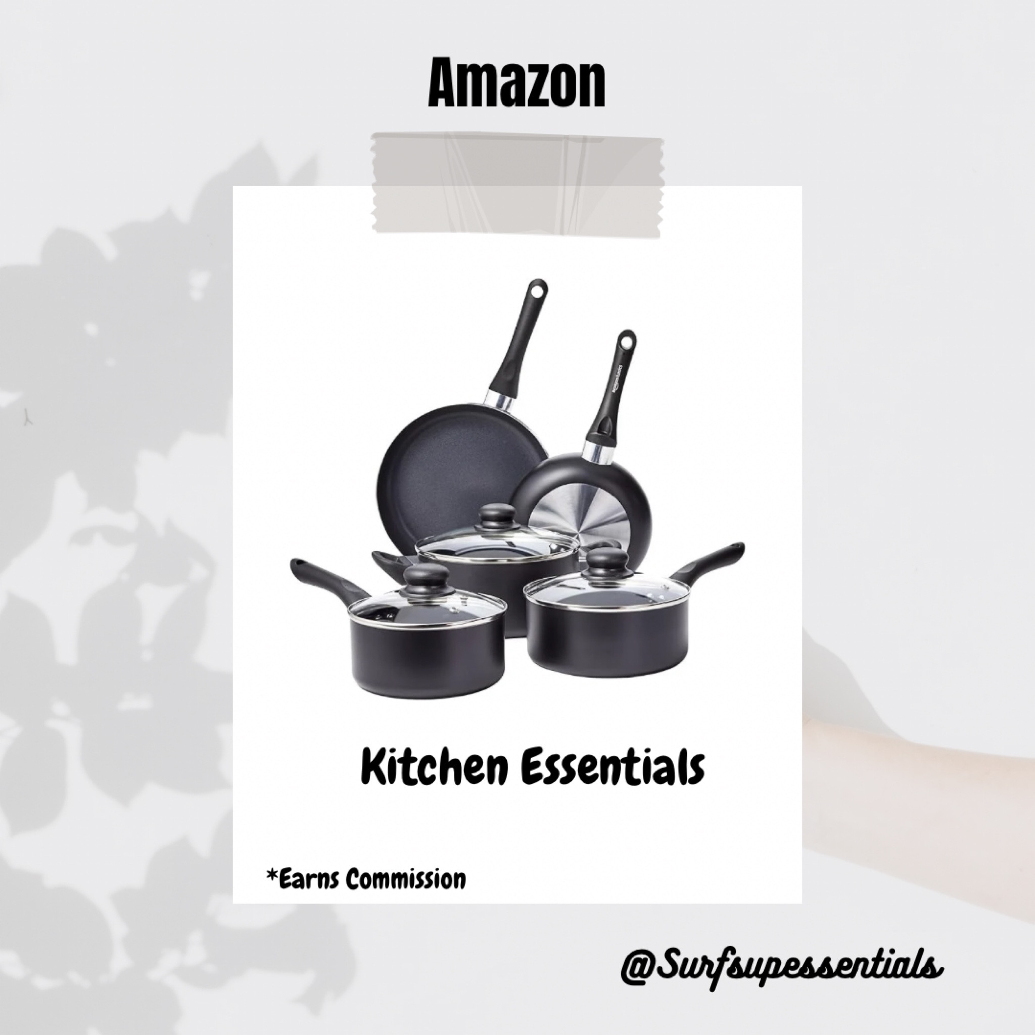 Amazon 8 piece nonstick cookware set is a great deal & comes with everything to make cooking meals easy! Linked all here for you
#cooking #LTKkitchen 

#LTKHome