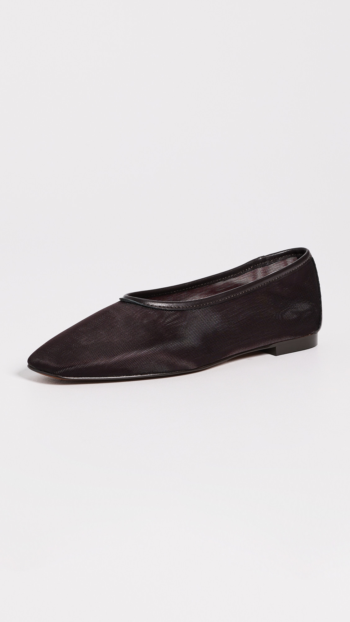 Madewell Mylie Mesh Ballet Flats Dark Carob 5 | Shopbop