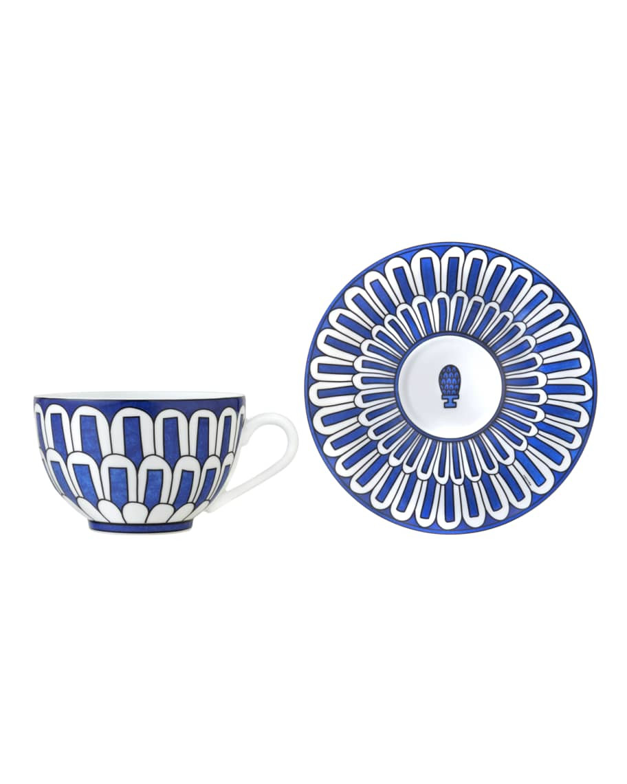 Bleus d'Ailleurs Cup & Saucer | Horchow