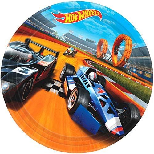 Hot Wheels Wild Racer™ Round Plates, 9", Party Supply, 48 Ct. | Amazon (US)