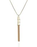 Vince Camuto Gold Tone Tassel Necklace For Women | Amazon (US)