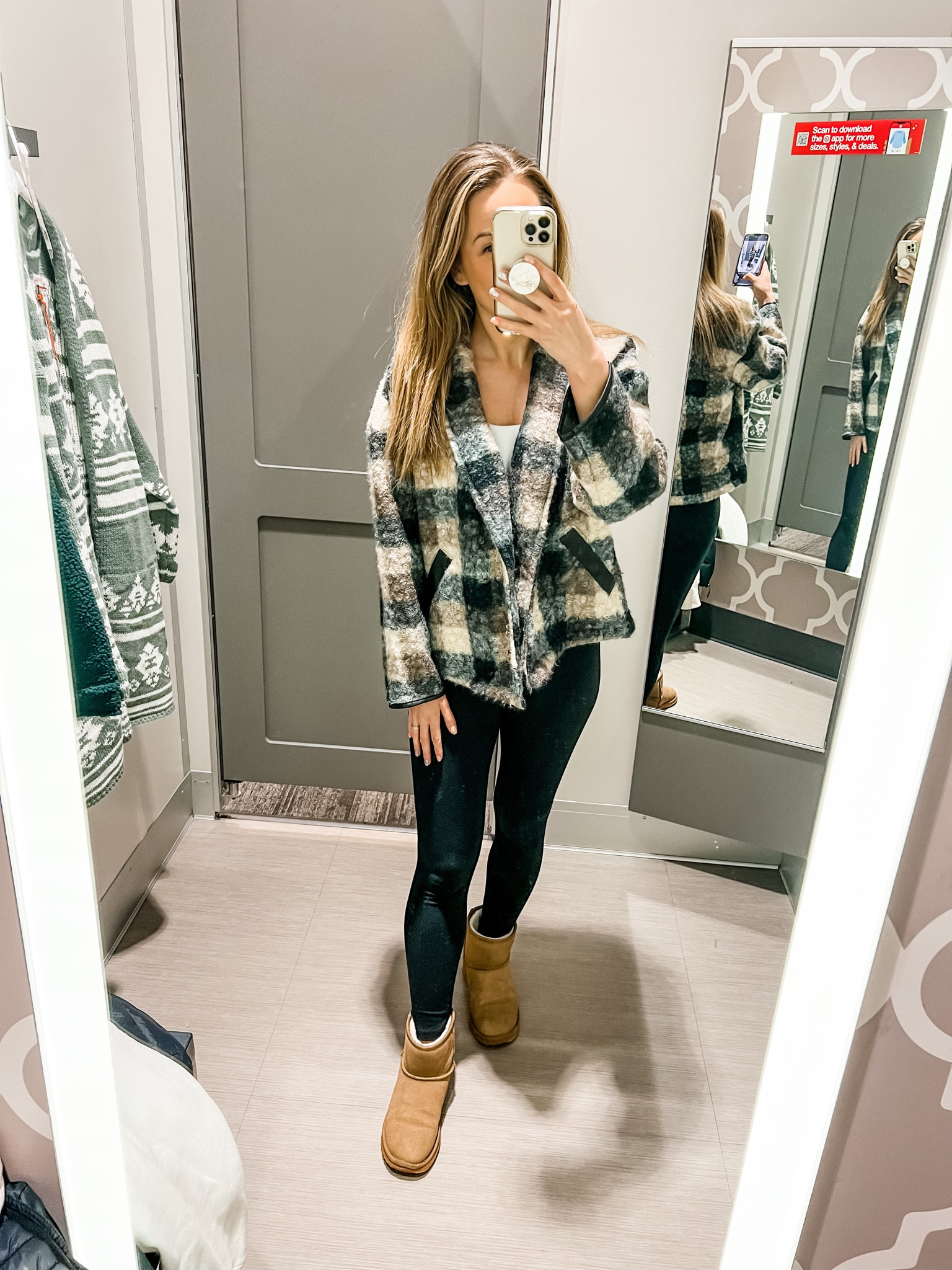 Target plaid overcoat, Knox Rose plaid sweater coat, winter outfit idea 

#LTKSeasonal #LTKfit #LTKFind