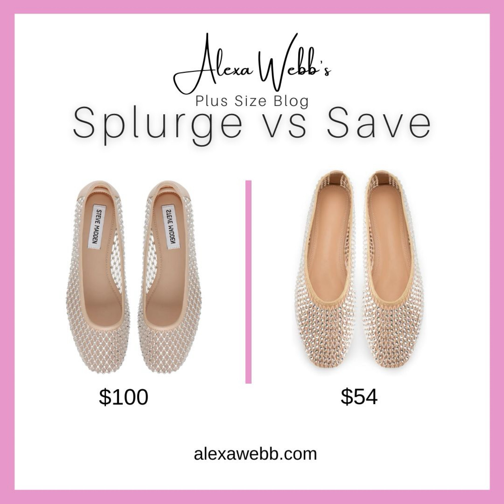 Splurge Vs Save by Alexa Webb #plussize

#LTKplussize #LTKstyletip #LTKshoecrush