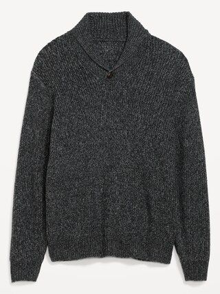 Textured-Knit Shawl-Collar Sweater for Men | Old Navy (US)
