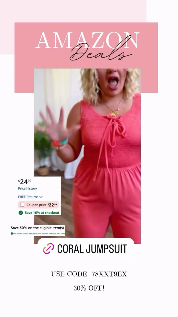 Love this smart top sleeveless wide leg jumpsuit! It’s on deal today and comes in a few colors

#LTKMidsize #LTKSaleAlert #LTKSeasonal