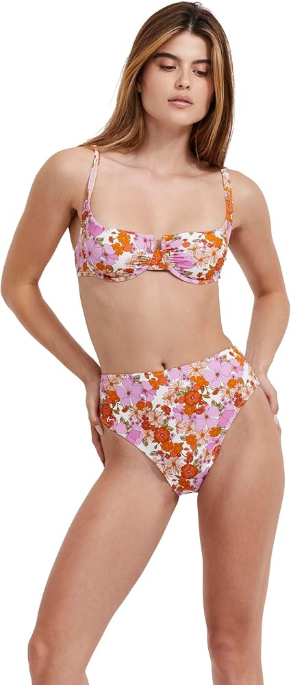 Gottex Flirtt Vintage Florals Women’s Multicolor Floral Print Bikini Bra with Underwire Bralett... | Amazon (US)