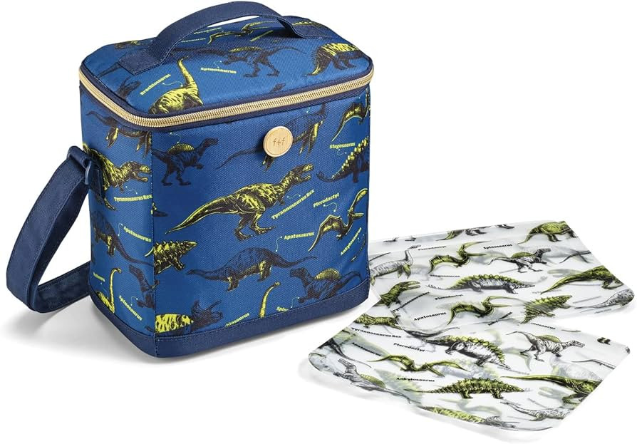 Fit & Fresh Dinosaur Insulated Lunch Box, BPA-Free, Leakproof, Water Resistant, Large Capacity, T... | Amazon (US)