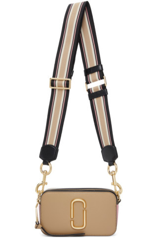 Tan & White 'The Snapshot' Bag | SSENSE