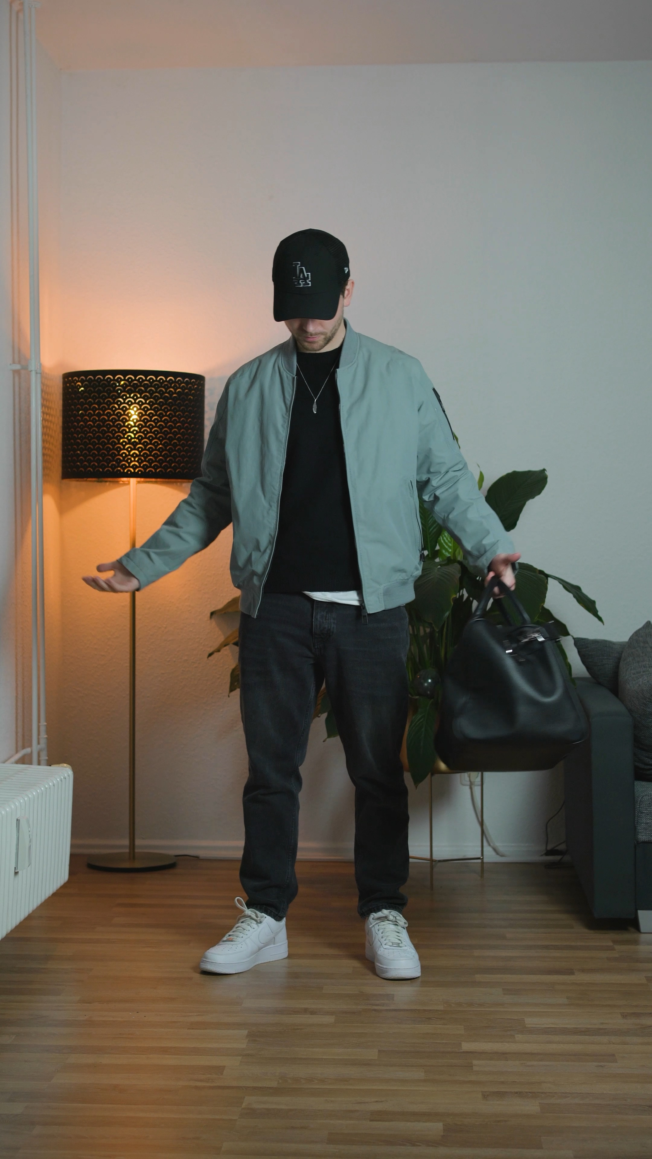 Travel Outfit ✈️
Perfect fit for your next flight. Comfortable bomber jacket for every weather and a weekender bag for you luggage 👌🏻 

#LTKtravel #LTKmens #LTKFind