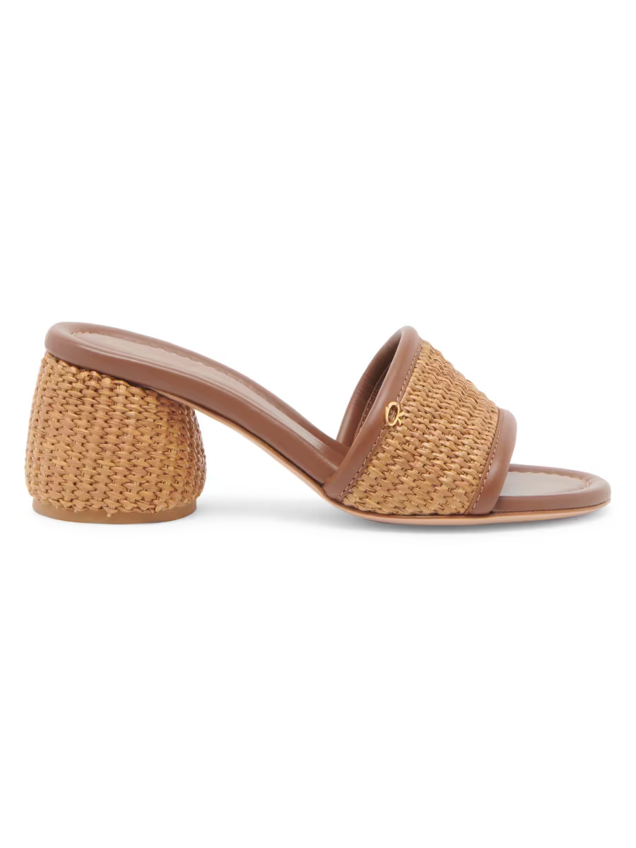 Marbella 60MM Raffia Sandals | Saks Fifth Avenue