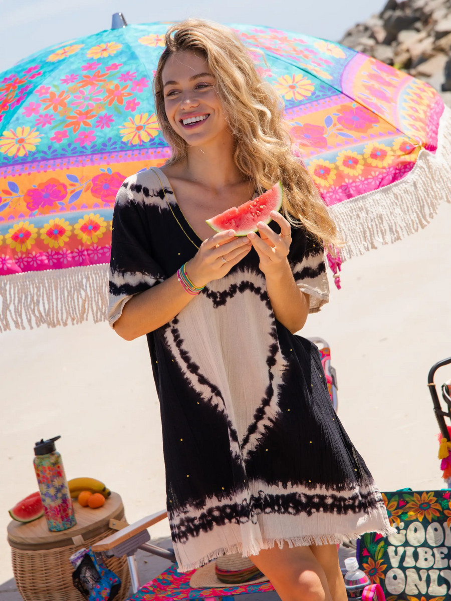 Sayulita Kaftan - Black | Natural Life