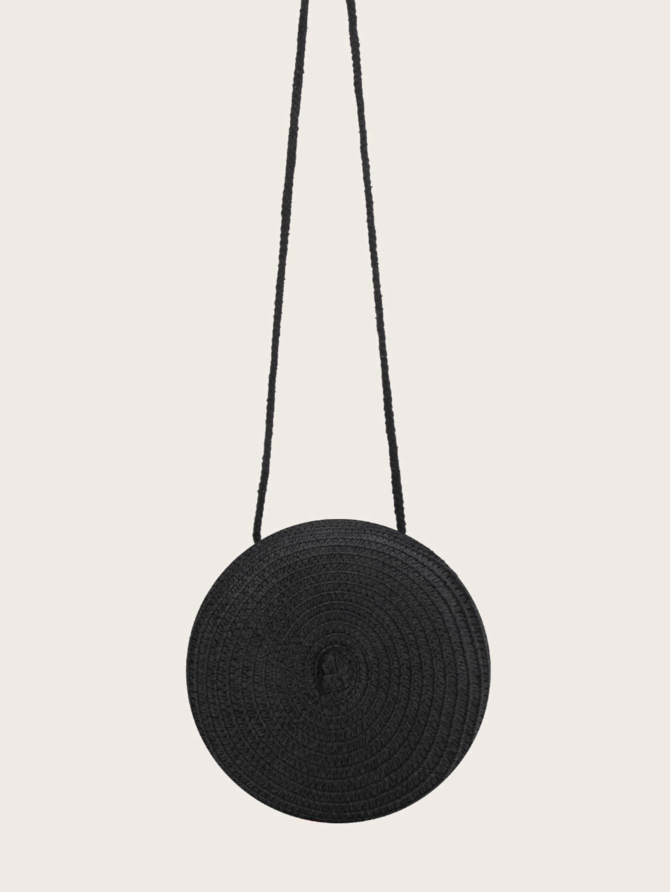 Mini Minimalist Straw Bag | SHEIN
