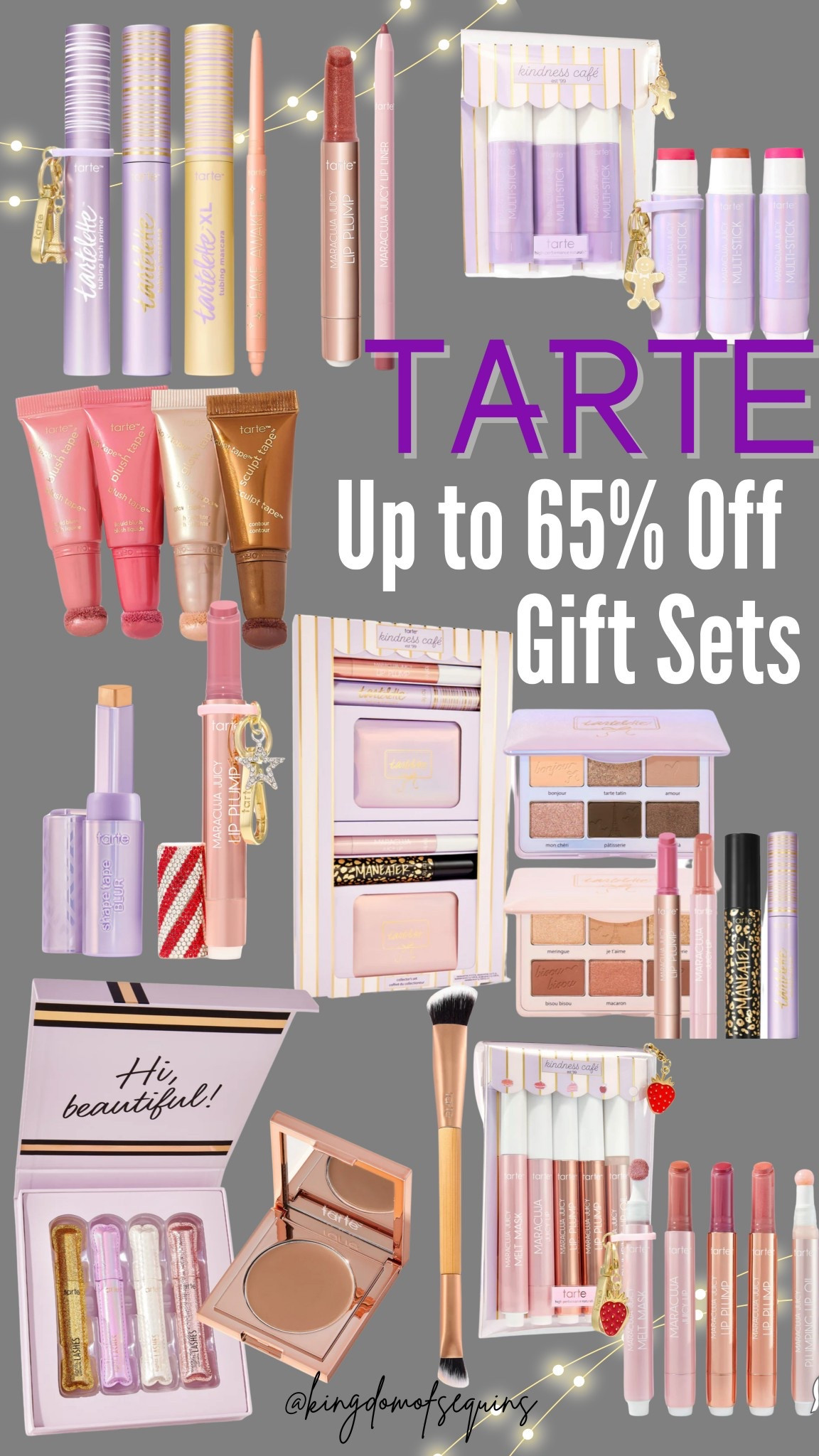 Tarte - up to 65% off gift sets! 

#LTKHoliday #LTKGiftGuide #LTKCyberWeek