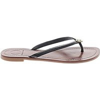 Tory Burch Flip Flops: Black Shoes - Size 5 1/2 | ThredUp (US)