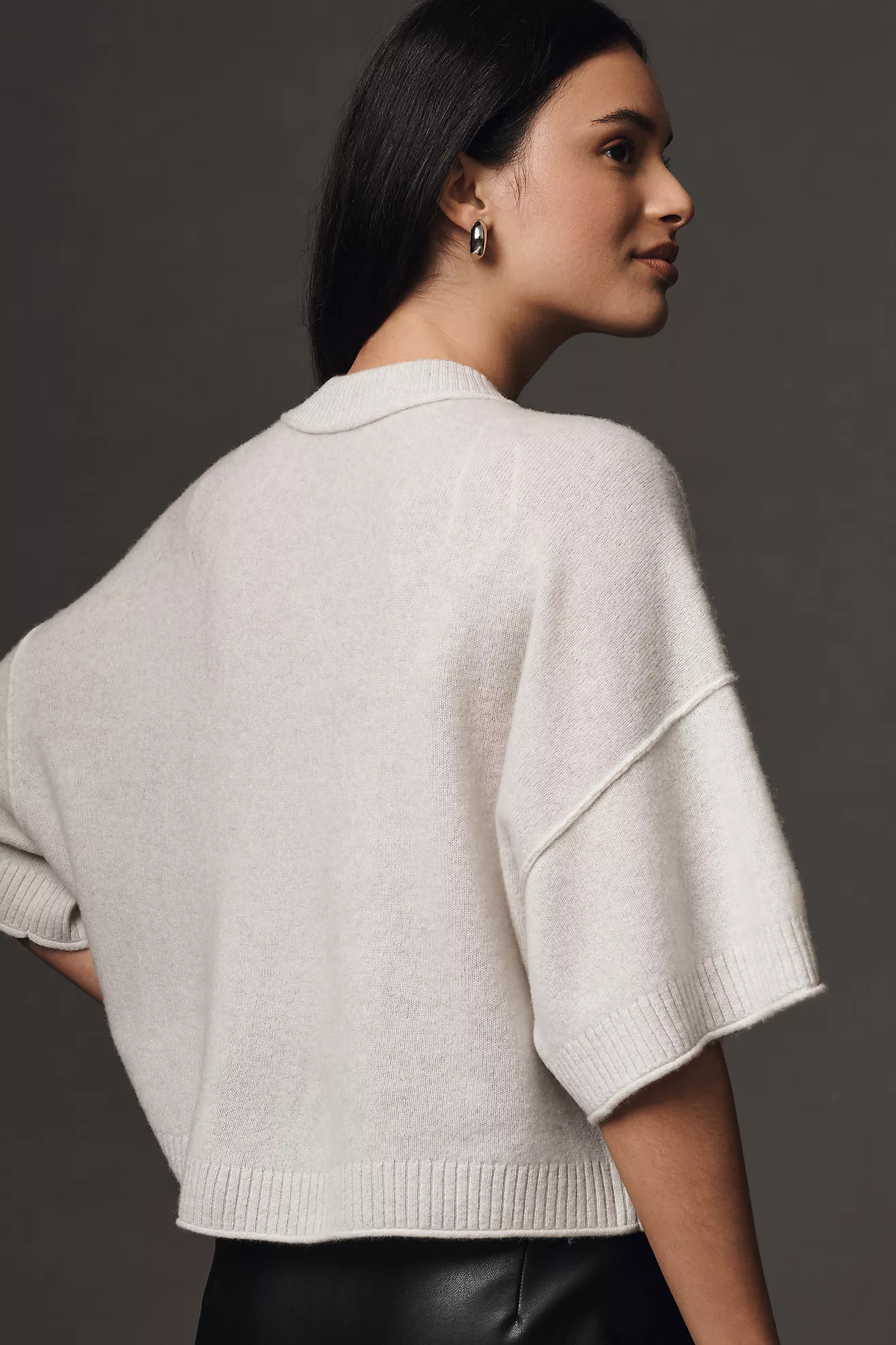 The Goldie Crew-Neck Cashmere Sweater | Anthropologie (US)