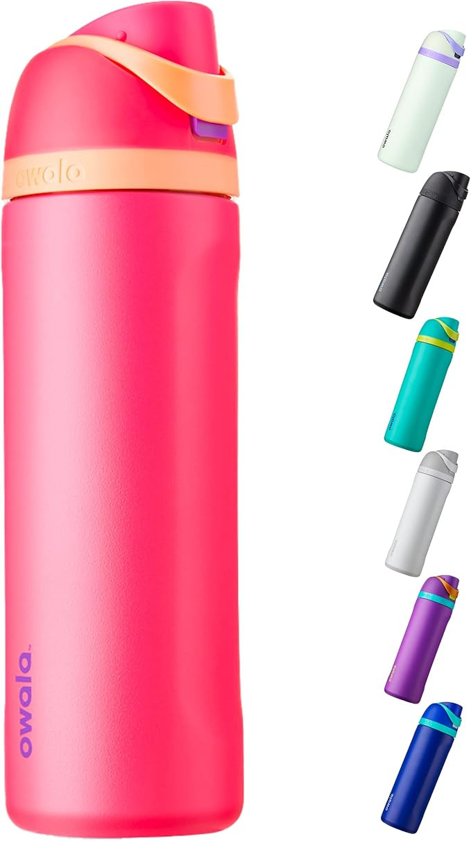 Owala FreeSip Insulated Stainless Steel Water Bottle with Straw for Sports and Travel, BPA-Free, ... | Amazon (US)