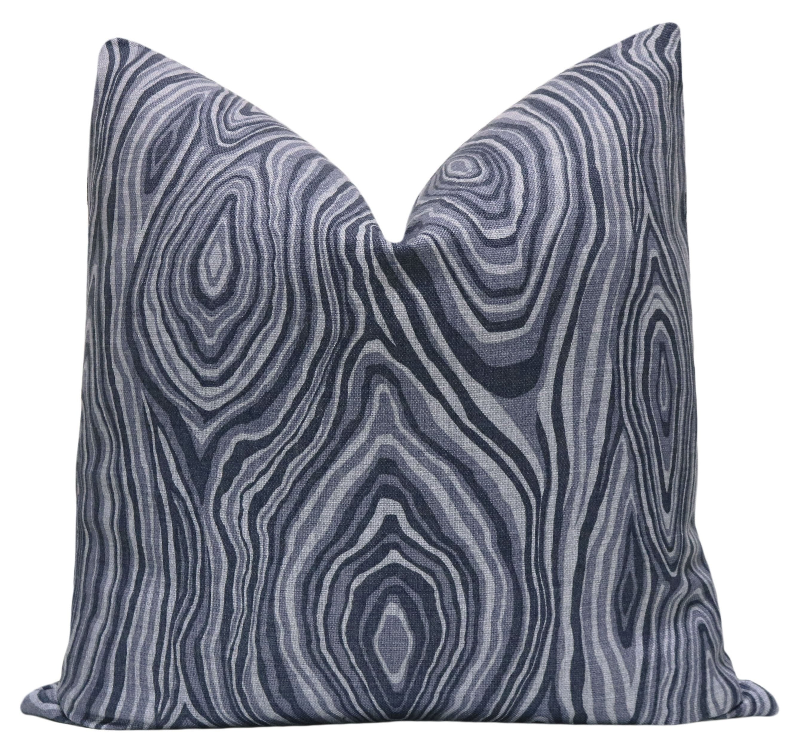 Agate Linen Print // Prussian Blue | LITTLE DESIGN COMPANY