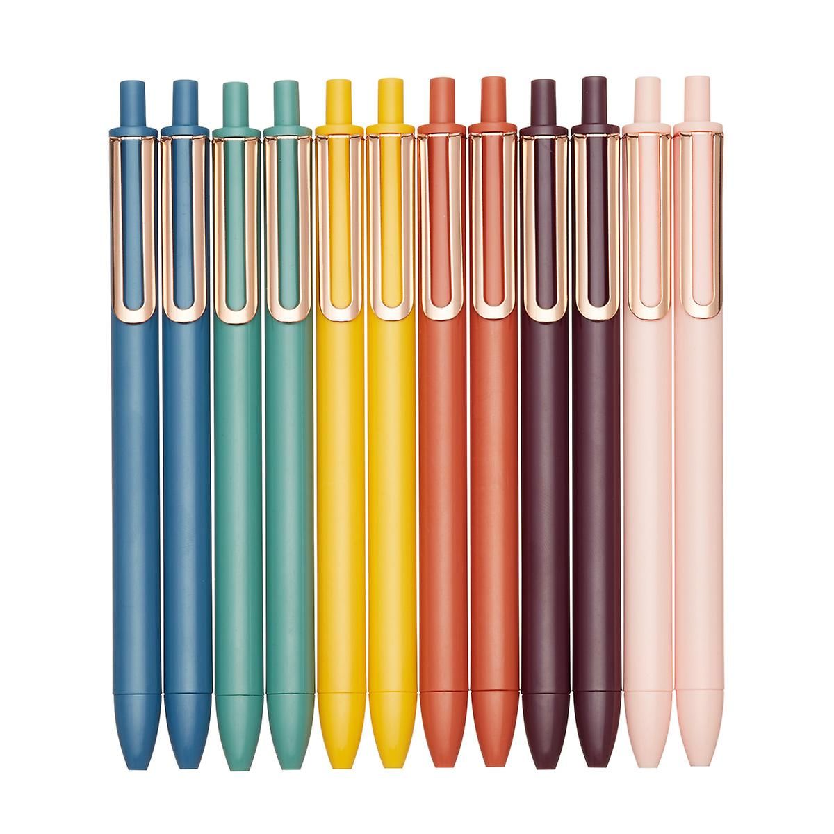 Poppin Retractable Desert Gel Luxe Pens Pkg/12 | The Container Store