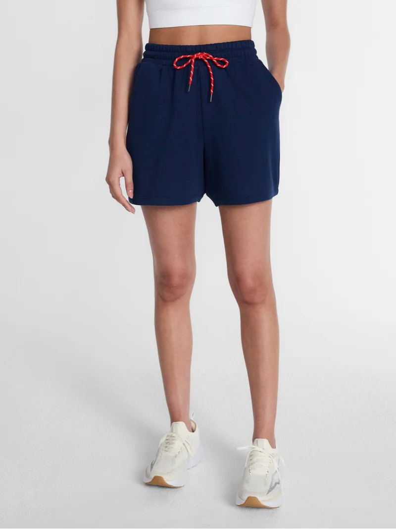 Athletic Works Women's and Women's Plus Fleece Shorts, 5'' Inseam, Size XS-4X | Walmart (US)