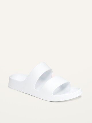 Sugarcane-Blend Double-Strap Slide Sandals for Women (Partially Plant-Based) | Old Navy (US)