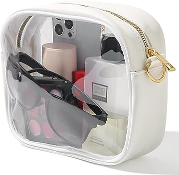TOBVZOO Clear Bag Stadium Approved, Crossbody Transparent Bag for Concerts Sports Events, Purses ... | Amazon (US)