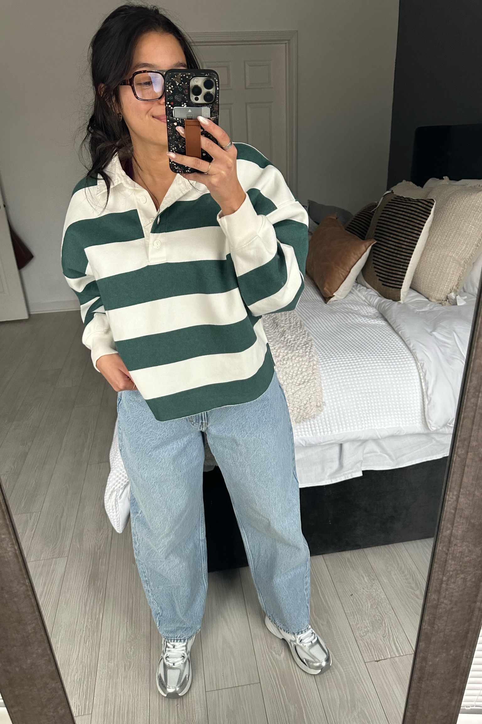 ABERCROMBIE | BARREL JEANS | STRIPS | COLLARD | CASUAL | SPRING TRANSITION OUTFITS

#LTKSaleAlert #LTKTravel #LTKFindsUnder50