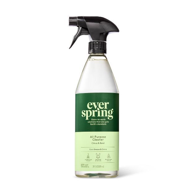 Citrus & Basil All Purpose Cleaner - 28 fl oz - Everspring™ | Target
