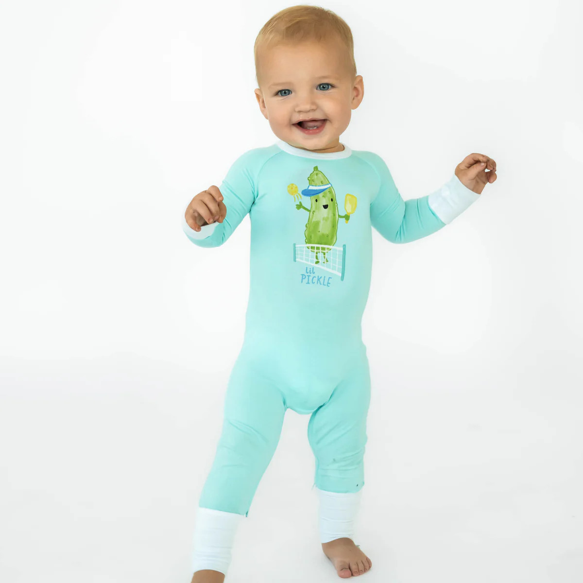 Lil Pickle Crescent Zippy | Little Sleepies