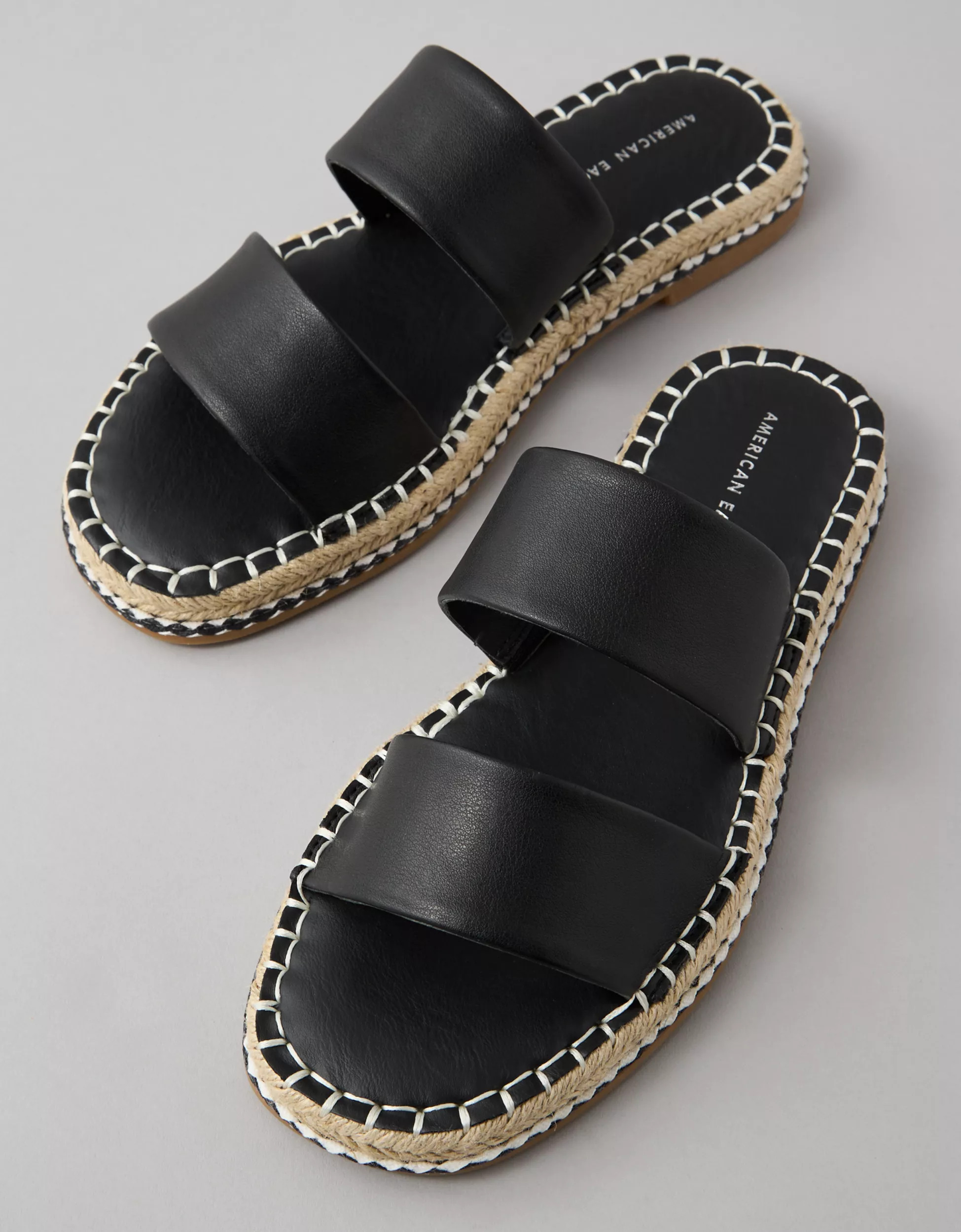 AE Two-Strap Slide Sandal | American Eagle Outfitters (US & CA)