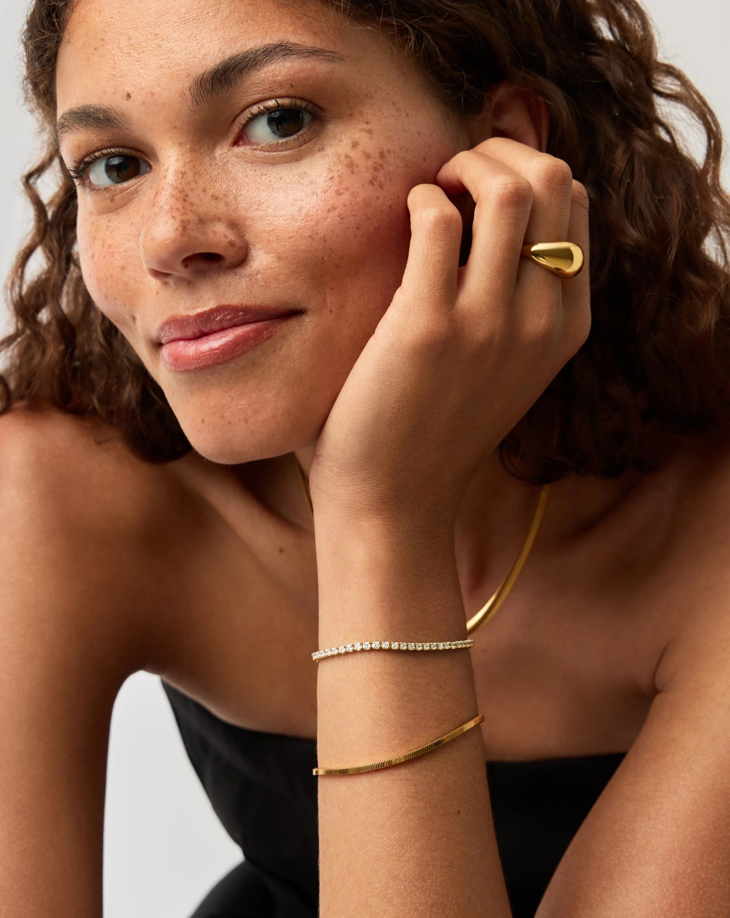 Classic Tennis Bracelet | 18ct Gold Vermeil Cubic Zirconia Bracelets | Missoma UK