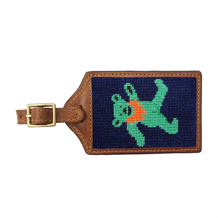 Smathers &amp; Branson Needlepoint Luggage Tag | Mark and Graham