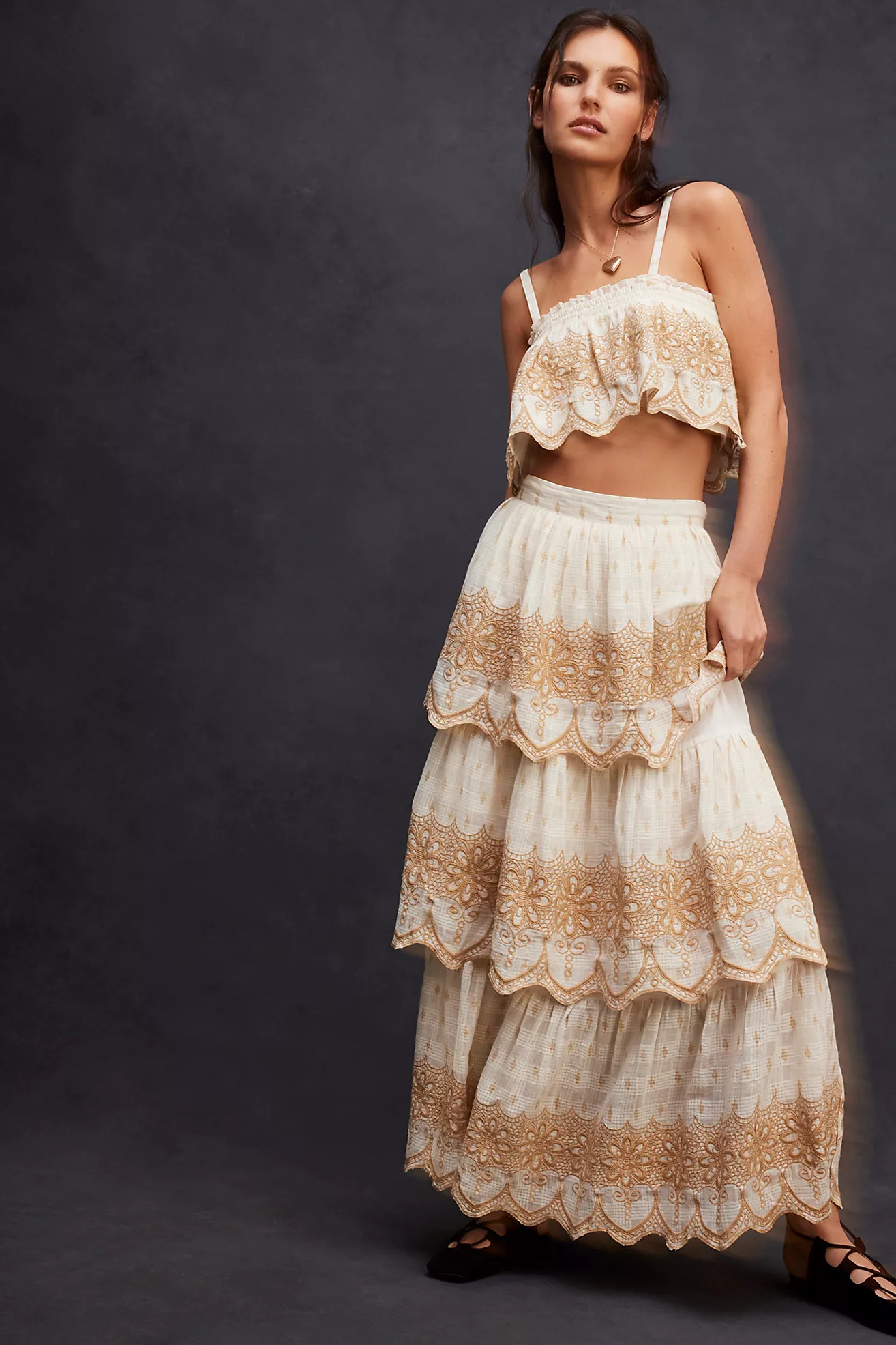 Ollari Broderie Anglaise Set | Free People (Global - UK&FR Excluded)