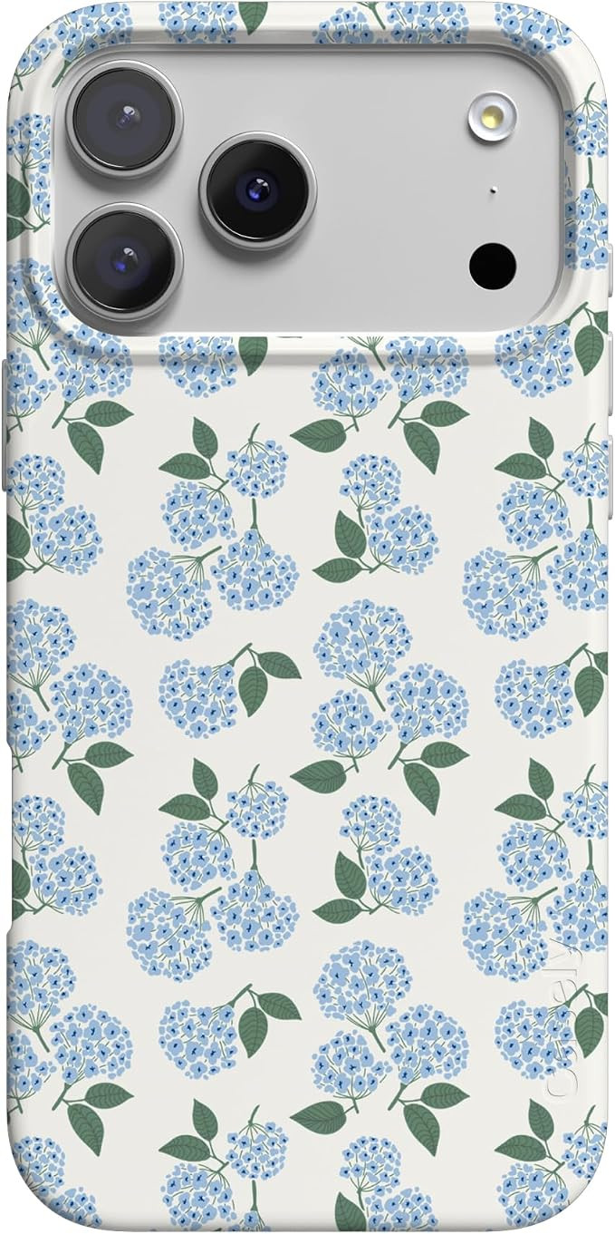 Casely iPhone 17 Pro Case | Nantucket Cottage | Blue Hydrangea | Compatible with MagSafe | Classi... | Amazon (US)