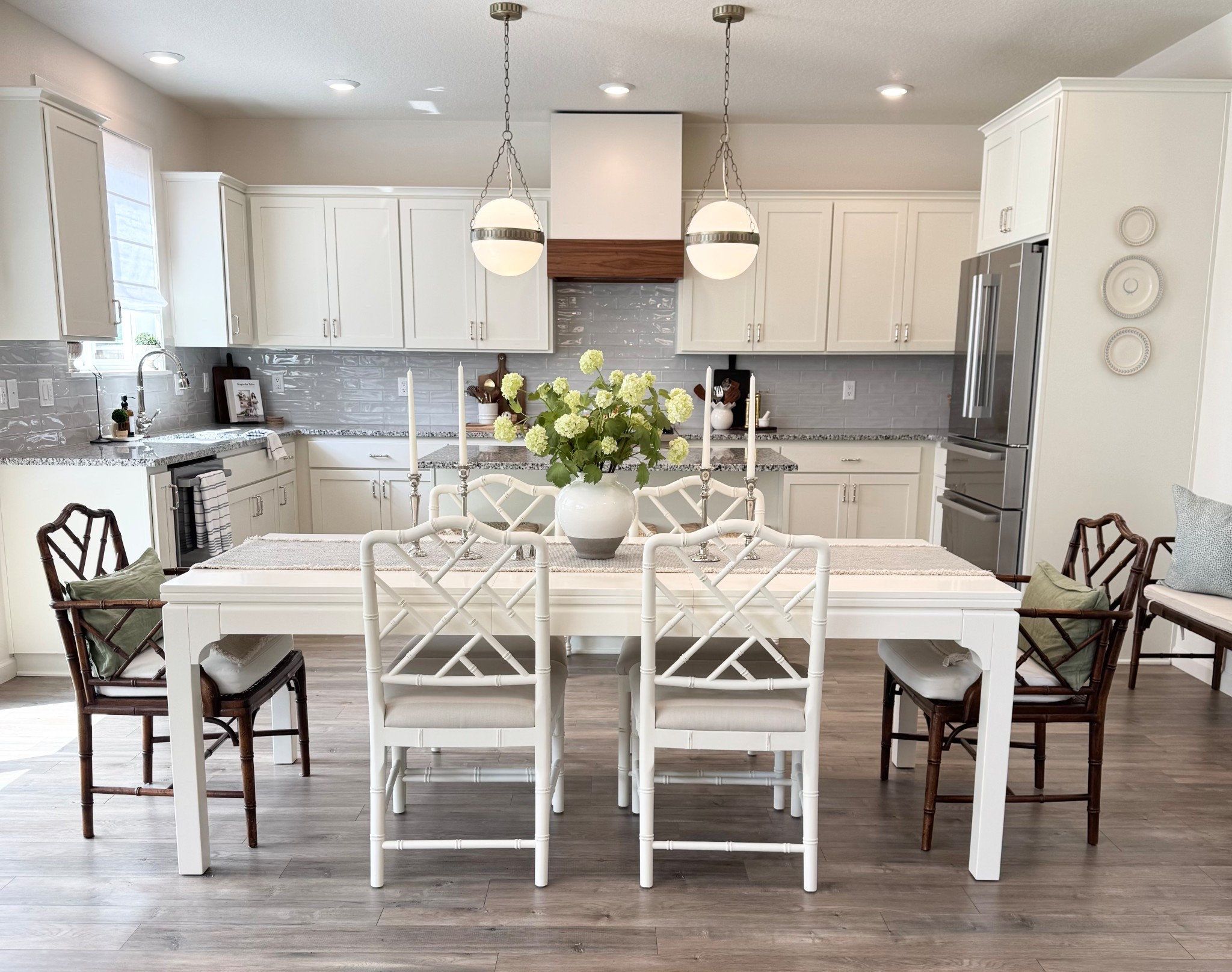 Kitchen goals, chinoiserie, Asian inspired, modern grand millennial, kitchens on instagram.

#LTKHome #LTKU