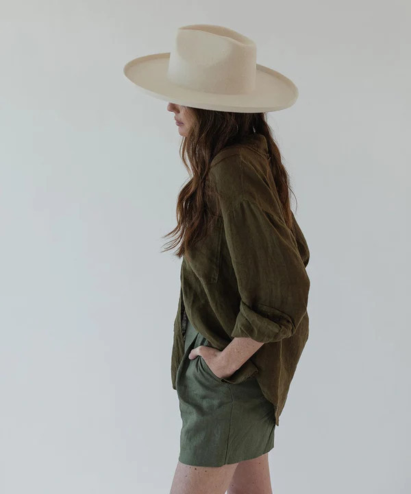 Amelia Pencil Brim Fedora | Gigi Pip