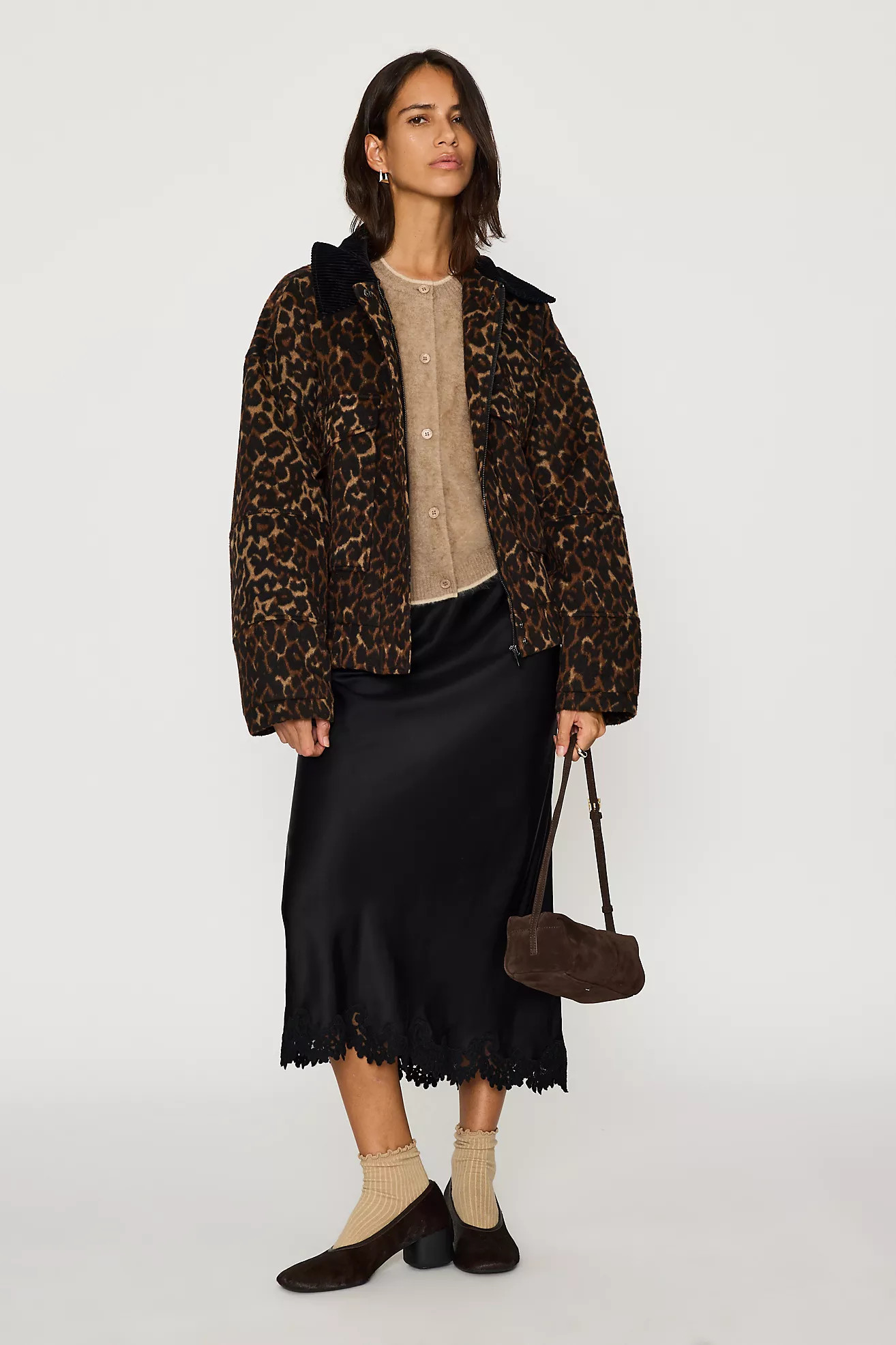 By Anthropologie Leopard Bomber Jacket | Anthropologie (UK)