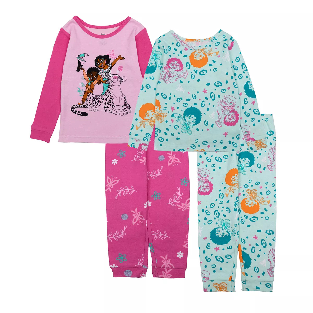 Disney's Encanto Toddler Girl Maribel & Antonio 4-Piece Tops & Bottoms Pajama Set | Kohl's