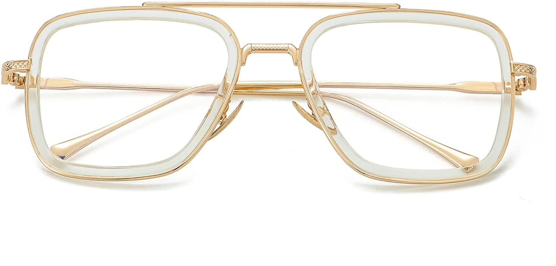 NIDOVIX Tony Stark Style Blue Light Blocking Glasses for Men Women, Iron Man and Spider-Man Compu... | Amazon (US)