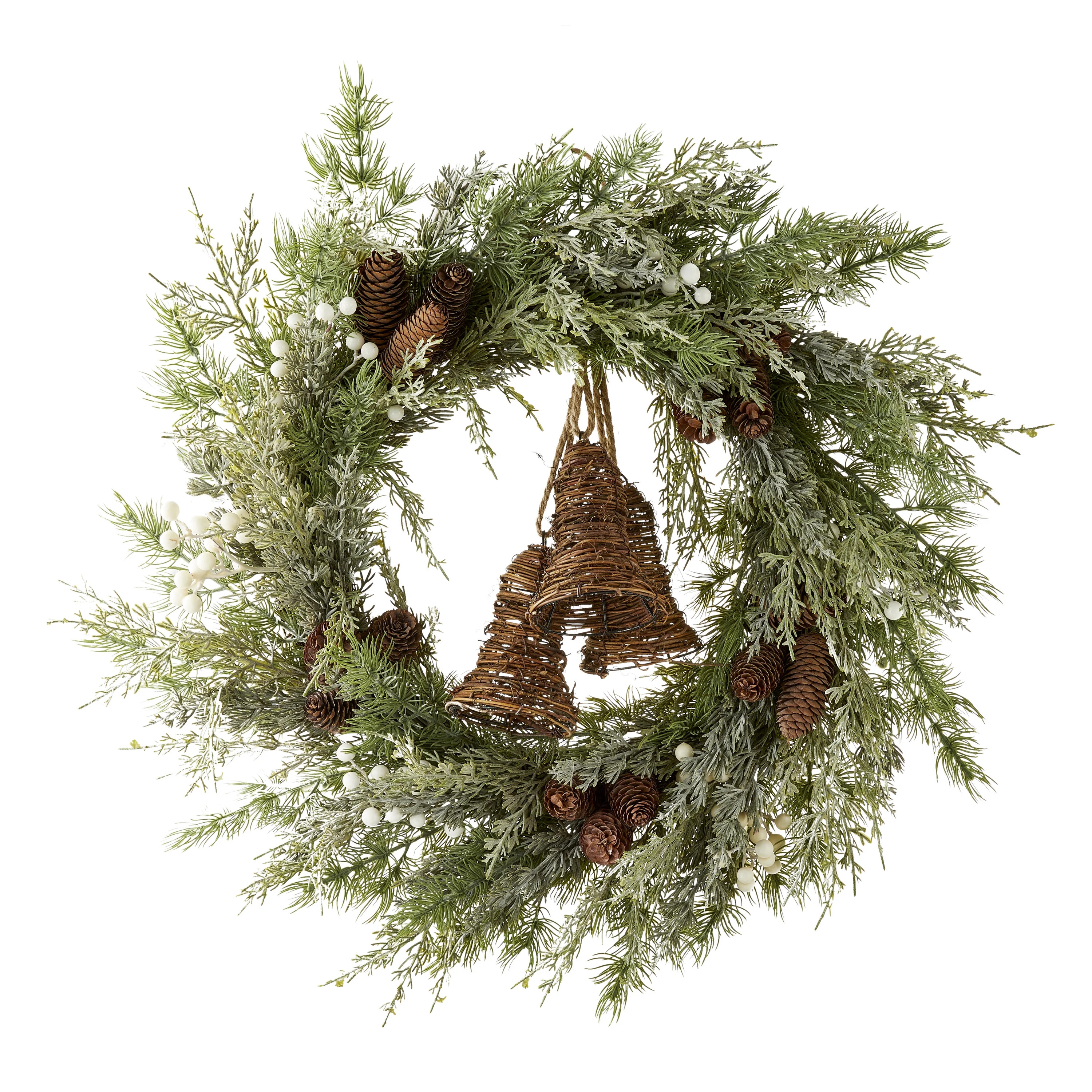 Wreath with Bells, 24in, Holiday Time | Walmart (US)