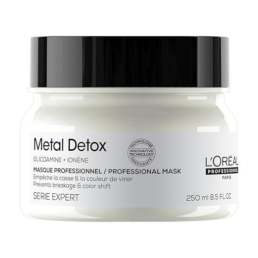 L’Oreal Professionnel Metal Detox Hair Mask - Sulfate-Free Deep Conditioner & Treatment For Dry... | Amazon (US)