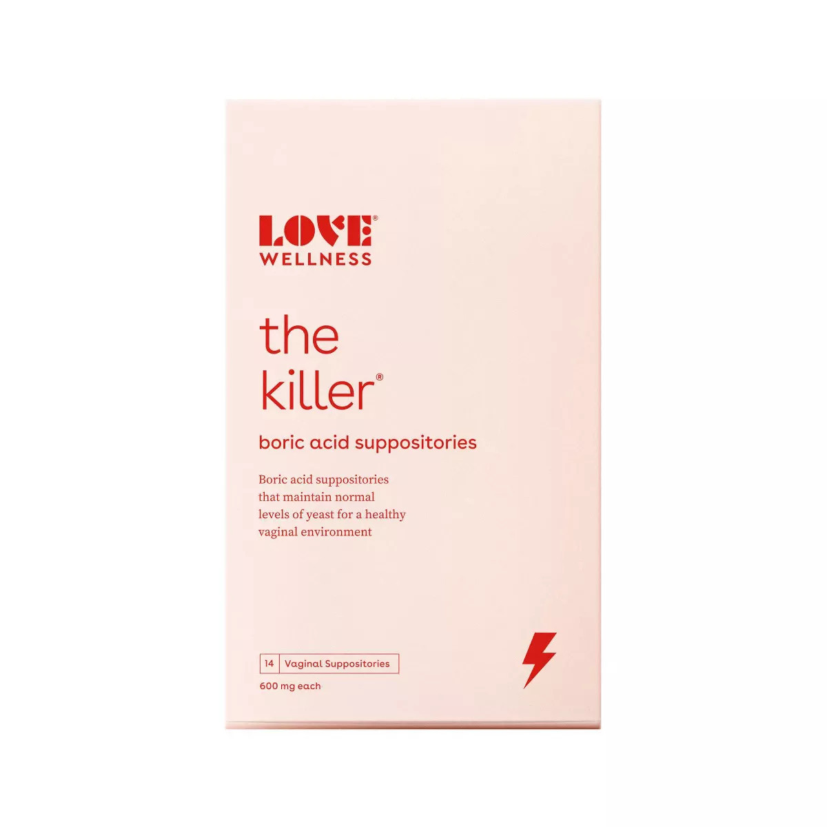 Love Wellness The Killer Boric Acid Suppositories - 14ct | Target