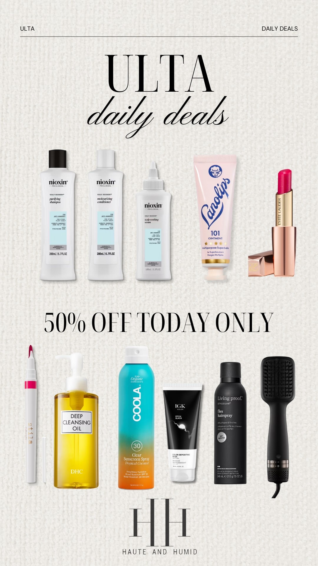 Ulta’s 21 Days of Beauty is still having great sales! These daily deals are perfect for refreshing your self care!

#LTKStyleTip #LTKSaleAlert #LTKBeauty