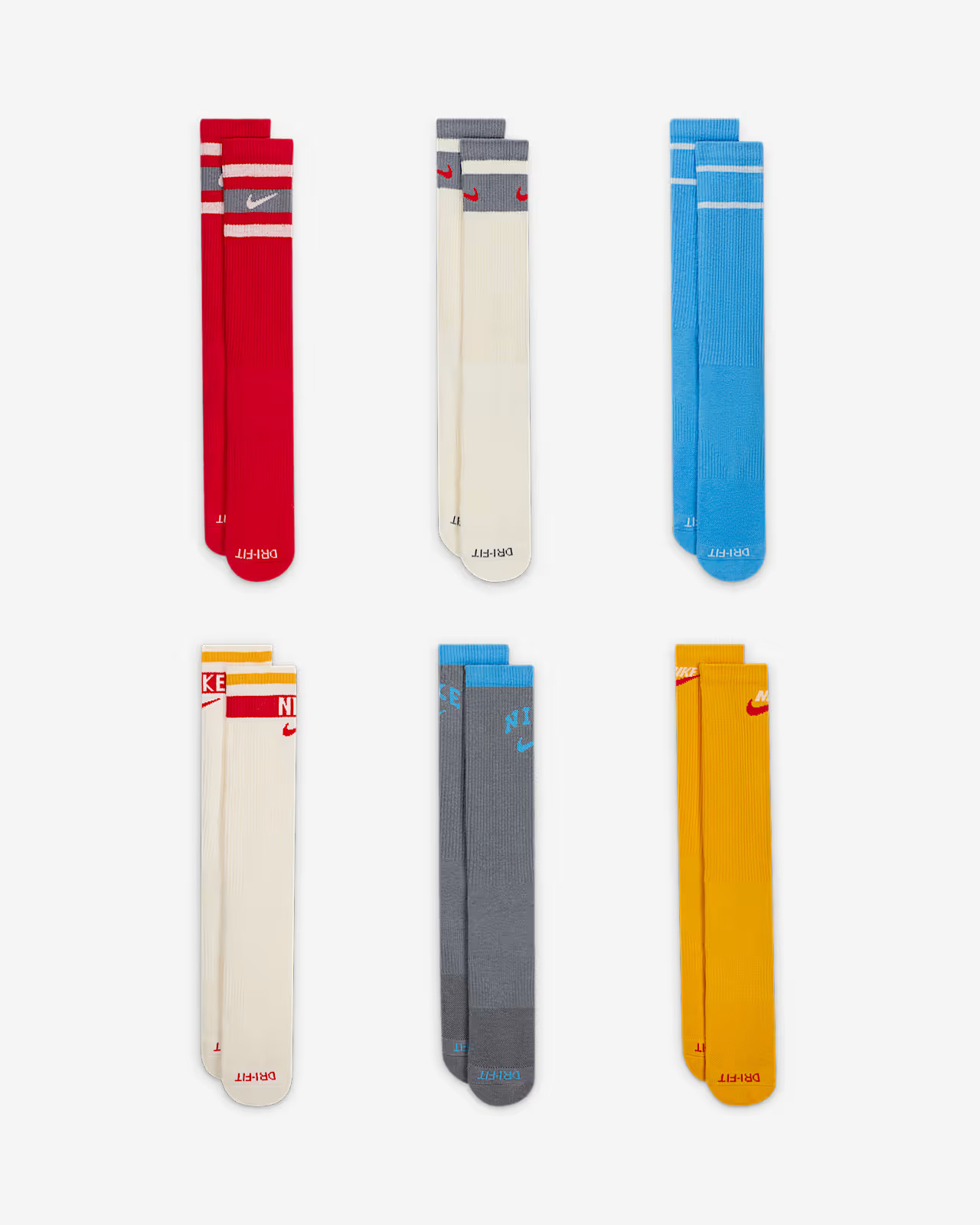 Nike Everyday Plus Cushioned Crew Socks (6 Pairs). Nike.com | Nike (US)