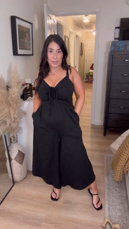 Petite approved Amazon jumpsuit 🖤 Great choice for a vacation outfit, and it’s maternity friendly!

Wearing a medium in the jumpsuit. I will also have the bra & sandals linked!

This jumpsuit is perfect for all your summer getaways ☀️🕶️ black jumpsuit, petite fashion, vacation outfit

#amazonfinds #amazonfashion #amazonfashionfinds #petiteandcurvy #petitefashion #petitestyle #shortgirlproblems #shortgirlstyle #shortgirlfashion #size6 
#fullerbust #fullerbustinspo #fullerbustfashion 

#LTKSeasonal