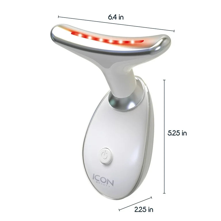Icon SLF Pulse Red Light Therapy Skin Rejuvenator, Rechargeable 3-Color Light Therapy Face Wand | Walmart (US)