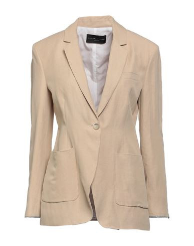 Fabiana Filippi Woman Blazer Beige Size 12 Viscose, Linen, Brass | YOOX (US)