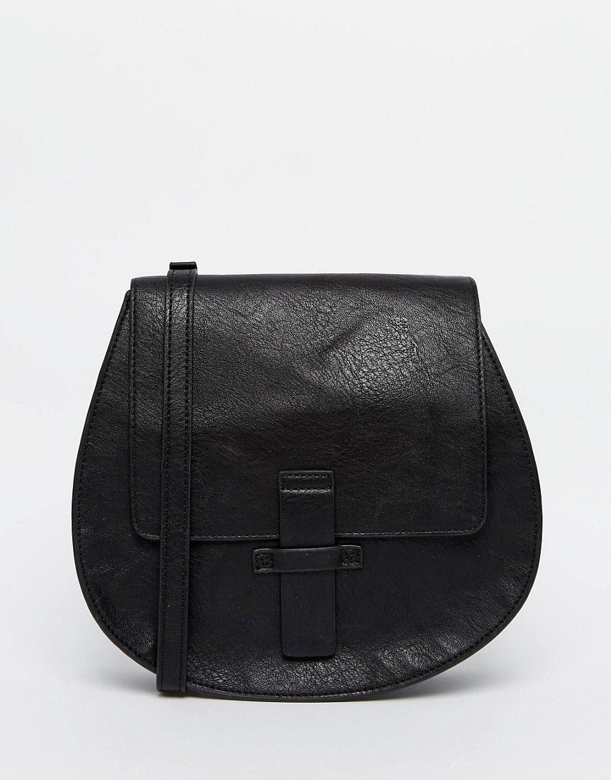 Monki Black Saddle Bag | ASOS UK
