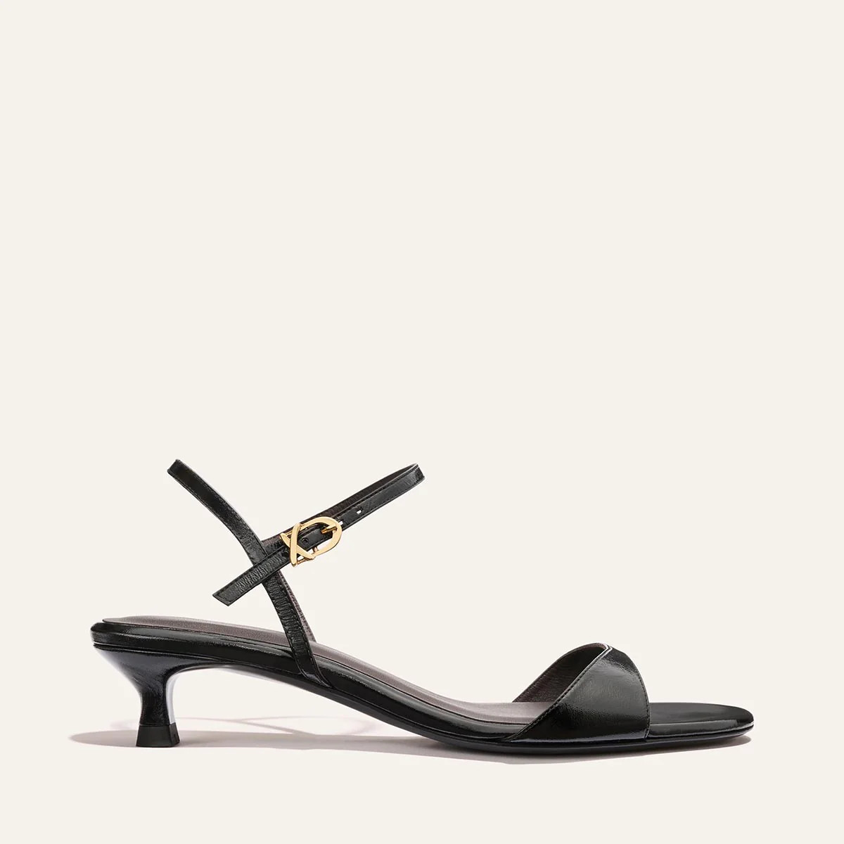 The Lotto 35 - Black Crinkle-Gloss Nappa | Margaux